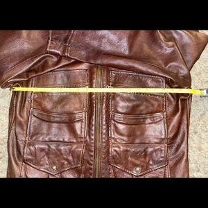 Polo Ralph Lauren Millbrook Leather Jacket; XL